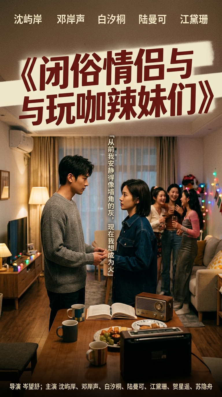 《闭俗情侣与玩咖辣妹们》海报