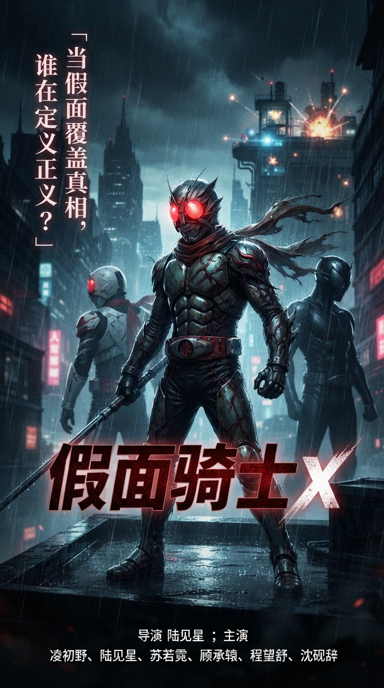 《假面骑士x》主视觉海报